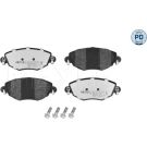 Bremsbelagsatz Ford P. Mondeo 00- Ohne Sensor MEYLE-PD: Advanced performance and design 025 232 7918/PD