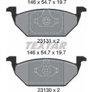 Bremsbelagsatz Vw P. A3/Bora/Golf 4/Polo/Octavia/Fabia/Ibiza Ohne Sensor 2313001