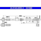 Bremsschlauch 24.5143-0553.3