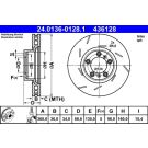 Bremsscheibe Porsche P. Panamera 3.0-4.8 09-13 Le 24.0136-0128.1