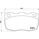 BREMBO Bremsklötze VA P 44 015