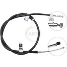 A.B.S. Handbremsseil Seilzug Festellbremse K17297
