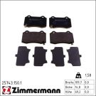 ZIMMERMANN Bremsbelagsatz, Scheibenbremse 25743.150.1