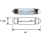 Rohr Glühlampe 12V/10W 11,5X44Mm STANDARD 009461200000