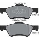 Bremsbelagsatz Ford P. Maveric 01- Ty Scheiben 2443901