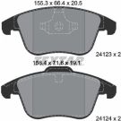 Bremsbelagsatz Ford P. Mondeo/Galaxy/V70/S80 06 2412301