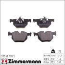 ZIMMERMANN Bremsbeläge 23550.170.1