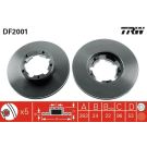 Bremsscheibe Nissan P. Trade 2.3D/3.0 01/94-10/01 DF2001