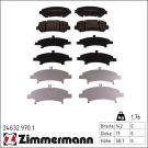 ZIMMERMANN Bremsbeläge 24632.970.1