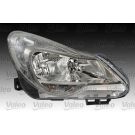 Scheinwerfer L H7/H1 +LWR +MOT CHROM VALEO PQ OPEL CORSA D 1,11-8,14 44585