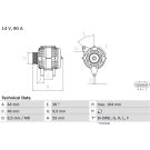 Lichtmaschine SMART Fortwo 0 986 082 750