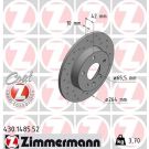 10 482 013 Sport Bremsscheibe HA Sport O OPEL Astra,Corsa,Meriva,Zafira 98 SPORT Z 430.1485.52