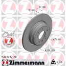 ZIMMERMANN Bremsscheibe 150.1272.20 Coat Z