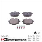 ZIMMERMANN Bremsbeläge 24703.175.1