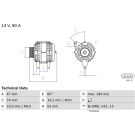 Lichtmaschine BMW 3 Serie,Z1 0 986 041 190