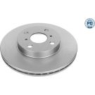 Bremsscheibe Toyota P. Yaris 1.0-1.5 99-05 MEYLE-PD: Advanced performance and design 30-15 521 0118/PD