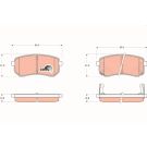 Bremsklötze HA GDB3370