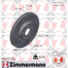 ZIMMERMANN Bremsscheibe 610.3711.54 BLACK Z