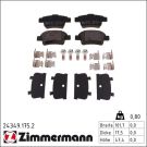 ZIMMERMANN Bremsbeläge 24349.175.2