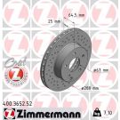 15 481 070 Sport Bremsscheibe VA Sport MERCEDES W204 07 SPORT Z 400.3652.52