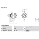Lichtmaschine NISSAN Almera 0 986 045 701
