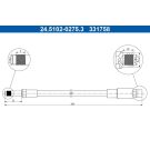 ATE Bremsschlauch 24.5102-0275