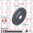 86 481 043 Sport Bremsscheibe VA Sport 280.3175.52 86 481 043 Sport Bremsscheibe VA Sport 280.3175.52