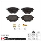 ZIMMERMANN Bremsbelagsatz, Scheibenbremse 26195.170.2