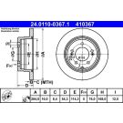 Bremsscheibe 24.0110-0367.1