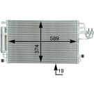 Kondensator, Klimaanlage BEHR AC 399 000S