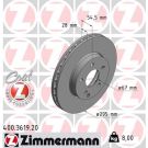 ZIMMERMANN Bremsscheibe 400.3619.20 ZIMMERMANN Bremsscheibe 400.3619.20
