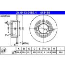 Bremsscheibe 24.0113-0189.1