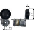 Spannrolle, Keilrippenriemen T39157