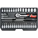 Steckschlüsselsatz Xs 1/4 Typ2 38-Tlg YT-14471