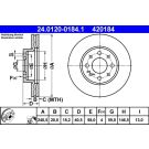 Bremsscheibe 24.0120-0184.1