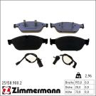ZIMMERMANN Bremsbeläge 25158.900.2