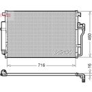 DENSO Klimaanlagenkühler DCN17008