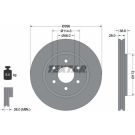 Bremsscheibe Nissan P. Navara 05- Ko A 16 PRO 92199603