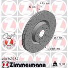 Bremsscheibe VA Sport MERCEDES M,R,GL-Klasse 05 SPORT Z 400.3670.52