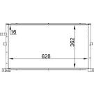 Kondensator, Klimaanlage AC 296 001S