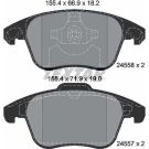 Bremsbelagsatz Citroen P. C4/Ds4/Ds5 1,6-2,0 07 2455801