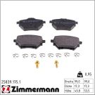 ZIMMERMANN Bremsbeläge 25839.175.1