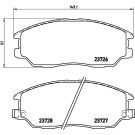 BREMBO Bremsklötze VA P 30 028