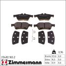 ZIMMERMANN Bremsbeläge 23482.165.2