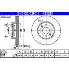Bremsscheibe 24.0122-0260.1