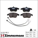 ZIMMERMANN Bremsbeläge 24332.185.2