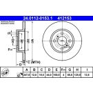 Bremsscheibe Opel P. Agila 1.0-1.2 16V/1.3 Cdti 00-07 24.0112-0153.1