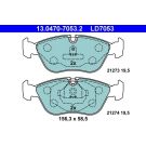 Bremsbelagsatz Volvo P. C70/S70/V70 95-05 2,0-2,5 Keramik 13.0470-7053.2