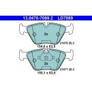 Bremsbelagsatz Bmw P. E39 2.0-3.5 95-04 Keramik 13.0470-7089.2