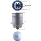 MAHLE Kraftstofffilter KC 104